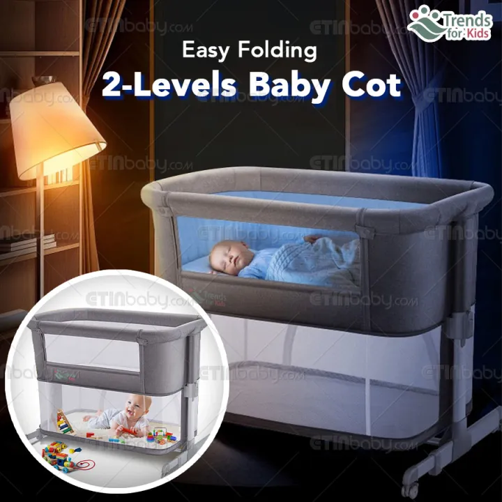 Baby Cot with 2 Levels