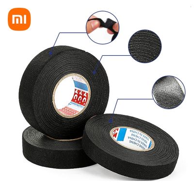 ❒❁ Xiaomi 15M/25M Electrical Tape Heat-resistant Adhesive Cloth Tape For Cable Car Harness Wiring Loom Width 9/15/19/25/32MM