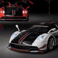 ‘；。】’ 1:32 Pagani Huayra BC Alloy Car Model Diecast Metal Toy Sports Car Model Collection Sound And Light Simulation Children Toy Gift