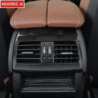 【hot】 Rear Air Conditioning Outlet Frame Decoration Cover Trim X6 F15 F16 Car Styling Interior Accessories