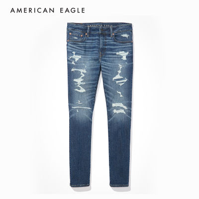 American Eagle AirFlex+ Ultrasoft Patched Skinny Jean กางเกง ยีนส์ ผู้ชาย สกินนี่ (MSK 011-6659-445)