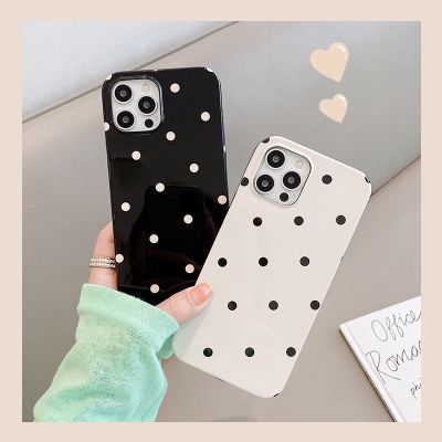 เคสโทรศัพท์ซิลิโคน TPU แบบนิ่ม ลายจุด สําหรับ Apple iPhone 14 13 11 12 Pro Max 12Pro 13Pro 14Pro 14ProMax X Xs Max XR 7 8 Plus