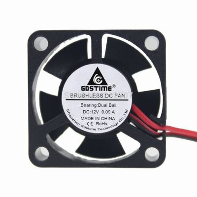 1 Piece Gdstime Small Brushless DC Cooling Fan 12V 30mm 3cm 30x30x10mm 3010 2Pin Ball Bearing Cooling Fans