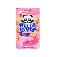 Bánh Gấu Hello Panda Nhân Kem Dâu Meiji Hộp 50g
