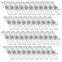 Wire Laundry Clips Heavy Duty Clothes Pegs Heavy Duty Stainless Pegs Durable Metal Clamps For Paper Files Snacks Seal Clothes