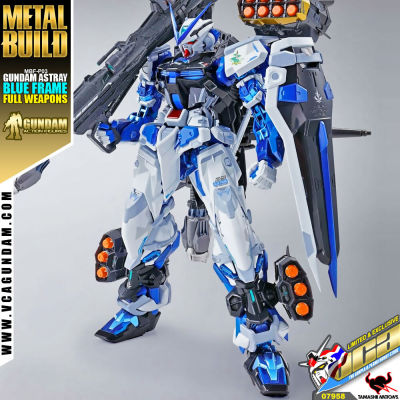 BANDAI TAMASHII NATIONS METAL BUILD GUNDAM ASTRAY BLUE FRAME FULL WEAPONS กันดั้ม ฟิกเกอร์ VCA GUNDAM