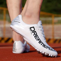 Men Women Comition Nail Shoes Lightweight Sprint Track Field Shoes Anti-Slip Outdoor Running Sneakers Track Training Shoes