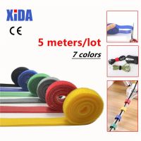 5M/Roll 10/20mm Velcros Strap Adhesive Fastener Tape Cable Ties Reusable Double Side Hook Loop Cable Tie Wires Management Straps
