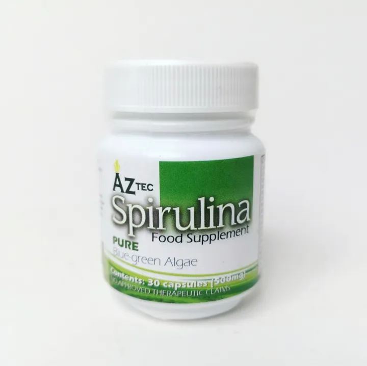 AZtec Spirulina 30 Capsules 500mg Lazada PH