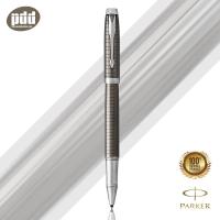 PARKER ปากกาป๊ากเกอร์ โรลเลอร์บอล ไอเอ็ม พรีเมี่ยม (ดาร์กเอสเปรสโซ CT)– PARKER IM PREMIUM ROLLERBALL PEN  Dark Espresso with Chrome Trim