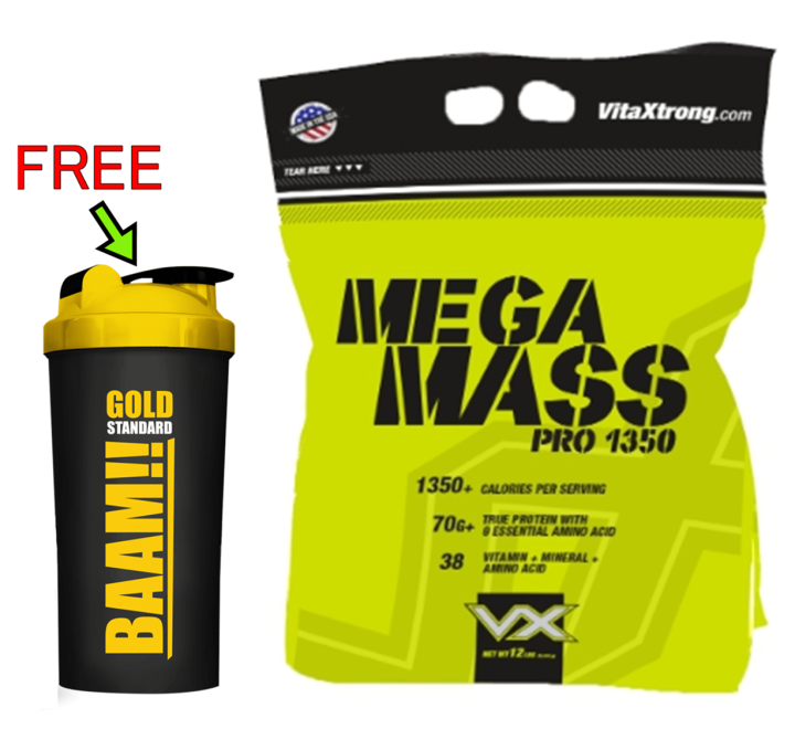 mega-mass-xtream-1350-12-lb-รสช็อคโกแลต-vitaxtrong-free-shaker-แถมแก้วเชค-mass-gainer-protein-powder-1350-calories-amp-70g-protein-gain-strength-amp-size-quickly-เวย์เพิ่มน้ำหนัก-เพิ่มกล้าม-whey