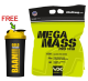 MEGA MASS XTREAM 1350/12 lb (รสช็อคโกแลต)VitaXTrong Free shaker แถมแก้วเชค Mass Gainer Protein Powder 1350 Calories & 70g Protein Gain Strength & Size Quickly เวย์เพิ่มน้ำหนัก เพิ่มกล้าม Whey