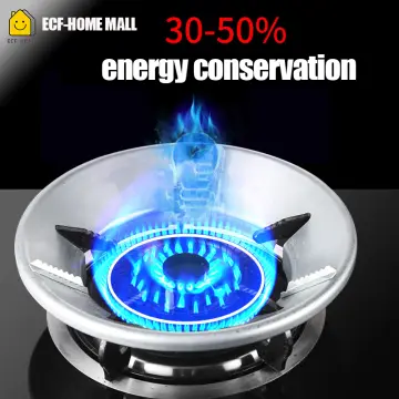 Fire-gathering Stainless Steel For Gas Hob Home Windproof Gas Stove Wok  Rack Energy Saving Cooktop Wind Shield Bracket Stove Trivets Gas Stove Wok  Ring