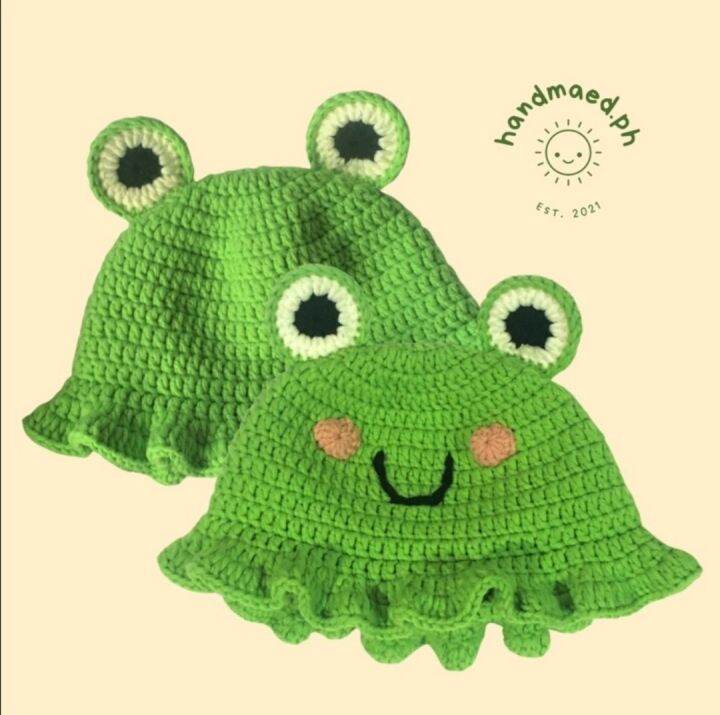 Crochet Frog Bucket hat | Lazada PH