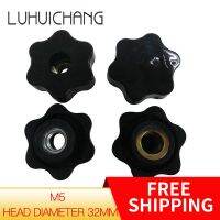 LUCHANG M5 32 Plum Hand Tighten Nuts Handle Female Thread Star Mechanical Black Thumb Lock Nut Clamping Knob