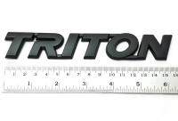 ตัวหนังสือสีดำด้าน TRITON LOGO โลโก้ ติดฝาท้าย ข้างกระบะท้าย ข้างประตู หน้ากระจัง MITSUBISHI TRITON 2005-2019 สีดำ ดำด้าน สีดำด้าน มิตซูบิชิ ไทรทัน ไตรตั้น 05-15 16 17 18 19 ราคาส่ง ราคาถูก ราคาโรงงาน