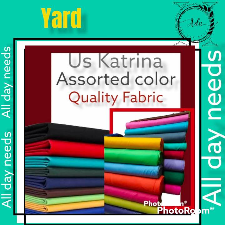 1ADN'S/assorted color katrina fabric (per yard) | Lazada PH