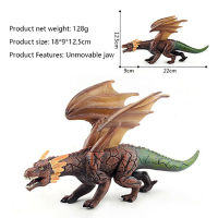 ขนาดใหญ่ Fiery Dragons Figure Toy Set Educational Simulated Designed Lifelike Dinosaur Action Model Collection