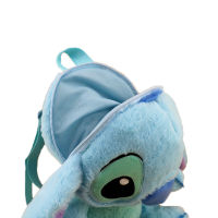 Lilo &amp; Stitch Plush กระเป๋าเป้สะพายหลังอะนิเมะรูปน่ารัก Stitch กระเป๋าเป้สะพายหลังโรงเรียนนักเรียนตุ๊กตา Plush ตุ๊กตาสำหรับสาวกระเป๋า Gifthot