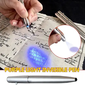 Multifunction Magic Luminous Light Pen UV Writing Invisible Ink
