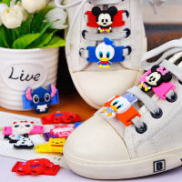 50pcslot Cartoon Shoelaces Buckle Shoelace Winder Silicone Buckle Shoelaces Accessories DIY Sneaker Kits Shoe Decoration