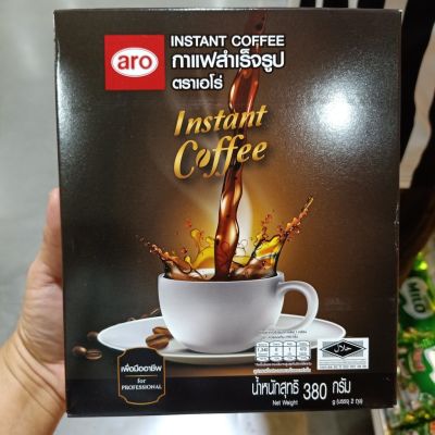 อาหารนำเข้า🌀 Ready-made coffee, ARO Instant Coffee 380g