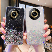 เคสมือถือมีในสต็อกสำหรับ11Pro 11Pro Realme + Realme11โปรพลัสโปร + C53 NFC 4G 5G 2023เคสใสเลื่อมมันวาวฟ้าใส TPU กันกระแทกฝาหลังบางเฉียบ