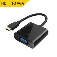 Digital to Analog HDMI-compatible Male to VGA Female Video Converter Adapter Cable 1080P HDTV Monitor for Laptop PC Projector Adapters