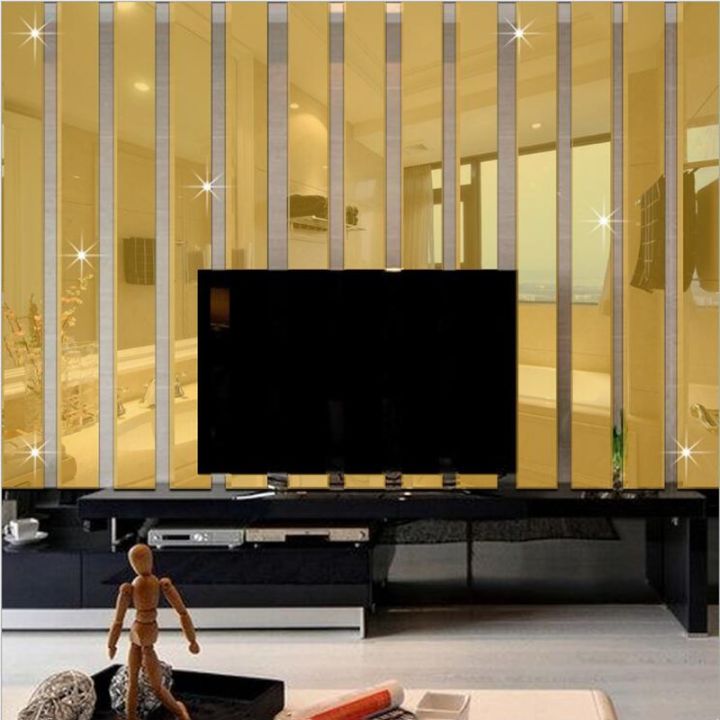 pandhys-10pcs-set-5x20cm-diy-waist-line-mirror-sticker-modern-acrylic-wall-decor-room-decoration-wall-stickers-for-kids-rooms-living-room