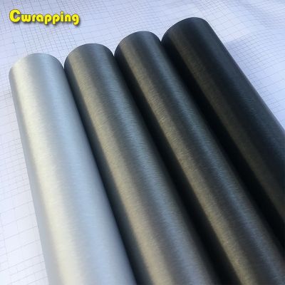 【CW】 30cmx100cm Car styling Matte Metallic Vinyl Film Wrapping Sticker Decal Brushed Foil for Motorcycle