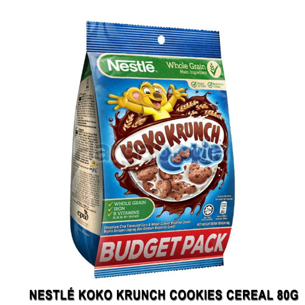 NESTLE Koko Krunch Cookies Breakfast Cereal Budget Pack 80g | Lazada