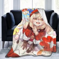 Genshin Impact-Mona Soft And Comfortable, Suitable Throw Blanket Funny Anime Digital Printed Ultra-Soft Micro