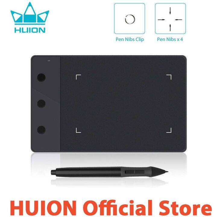 【high quality】HUION Digital Graphic Drawing Tablet H420 Lazada