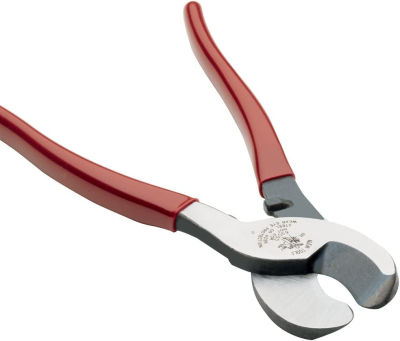 Klein Tools 63050 Cable Cutter, Heavy Duty Cutter for Aluminum, Copper, and Communications Cable Non-Insulated