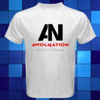 AWOLNATION AN Electronic Rock Band Logo White T-Shirt Size S M L XL 2XL 3XL