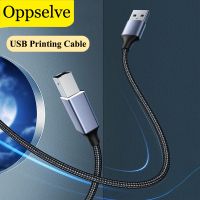 USB 2.0 Printer Data Cable Computer Connection Square Port Extension Cables For Macbook Pro Samsung Huawei Type-C Scanner Cord