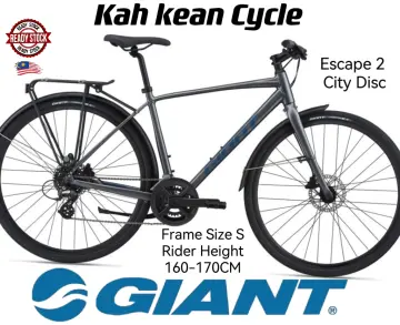 Giant escape best sale frame size chart