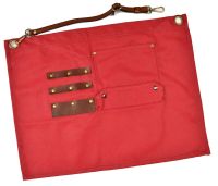 Waist Half Length  Body Apron  Red  Dry  Waxed  Shiny  Waterproof  And Oil Resistant Work Apron Aprons