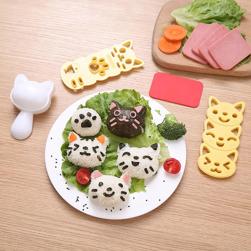 Kawaii Cat Sushi Rice Kit - Fanduco