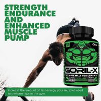 [ ของแท้!!! สินค้านำเข้า ] GORIL-X Ultimate 6 in 1 Testosterone Booster for Men (60/120 แคปซูล) ( ระวังของปลอม!! ) ราคา ถูก / ส่ง