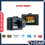 Camera hành trình Webvision A2, kết nối wifi, góc rộng 170 độ, thẻ nhớ 64gb