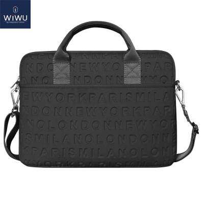 WIWU กระเป๋า Tas Laptop Messenger แฟชั่นสำหรับผู้หญิง Macbook Air 15.3 2023กระเป๋ากันน้ำกระเป๋าสะพายไหล่สำหรับคอมพิวเตอร์พกพาน้ำหนักเบา13.3