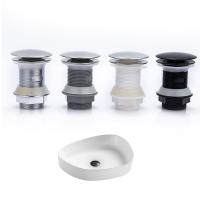 New PP Basin Drain Bathroom Sink Pop Up Push Open Waste Filter Stopper Set Black Washbasin Hose Accessory Toilte Renovation