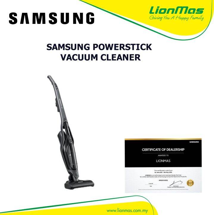 SAMSUNG 2IN1 POWERSTICK ESSENTIAL VACUUM CLEANER, VS60M6015KG/KP Lazada