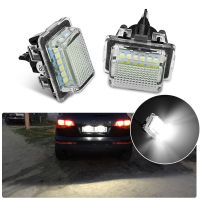 หลอดไฟป้ายทะเบียน LED 2ชิ้นโคมไฟสำหรับ Mercedes Benz W204 W212 W221 W216 C16 C207