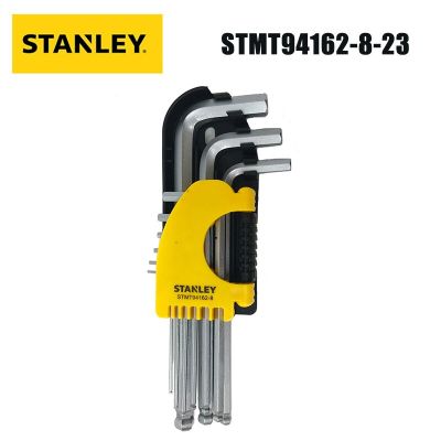 Stanley STMT94162-8-23เมตริกหัวบอลยาวกล่องกุญแจหกเหลี่ยมไขควงหกเหลี่ยมชุดเครื่องมือช่าง9ชิ้น