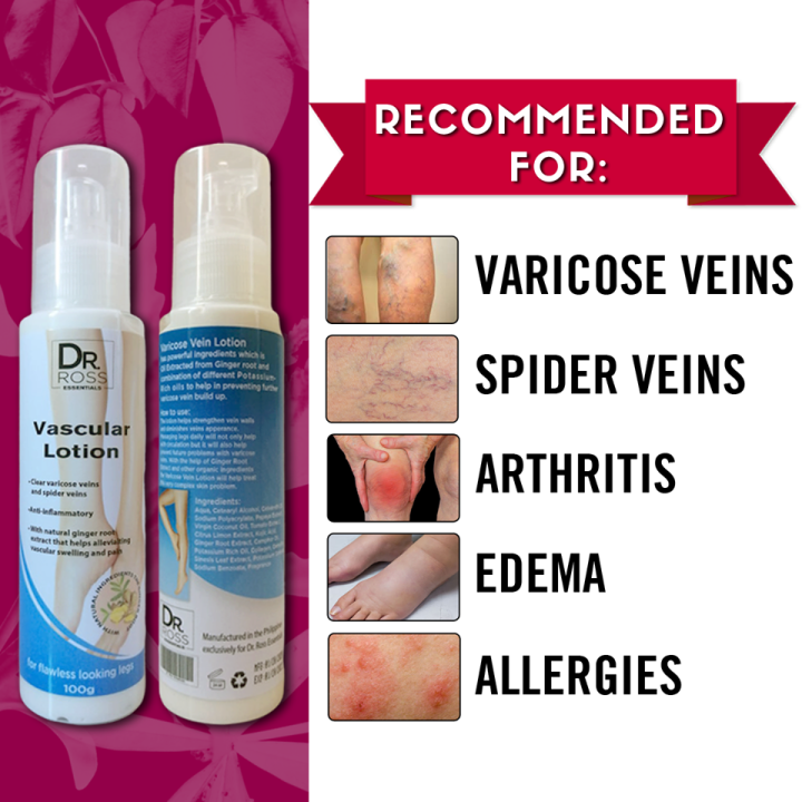 (BEST SALE) 1 BOTTLE PACK Dr. Ross PH Vascular Lotion BEST for Varicose
