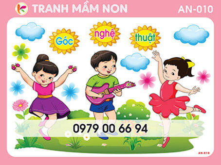 Decal Mầm Non-Góc Âm Nhạc 010 | Lazada.Vn