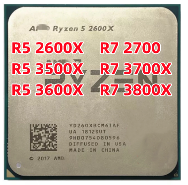 Ryzen 5 R5 2600X 3500X 3600X Ryzen 7 R7 2700 3700X 3800X เดสก์ท็อป CPU โปรเซสเซอร์ซ็อกเก็ต AM4