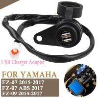 Motorcycle Accessories Dual USB Charger Plug Socket Adapter for YAMAHA FZ07 FZ-07 ABS FZ09 FZ-09 FZ 07 09 2014 2015 2016 2017